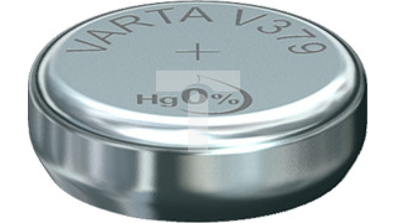 Pile Bouton Oxyde D'argent V379 (SR63) 1,55V - Pour Montres, Appareils Médicaux, Calculatrices - Marque ACCUPOWER