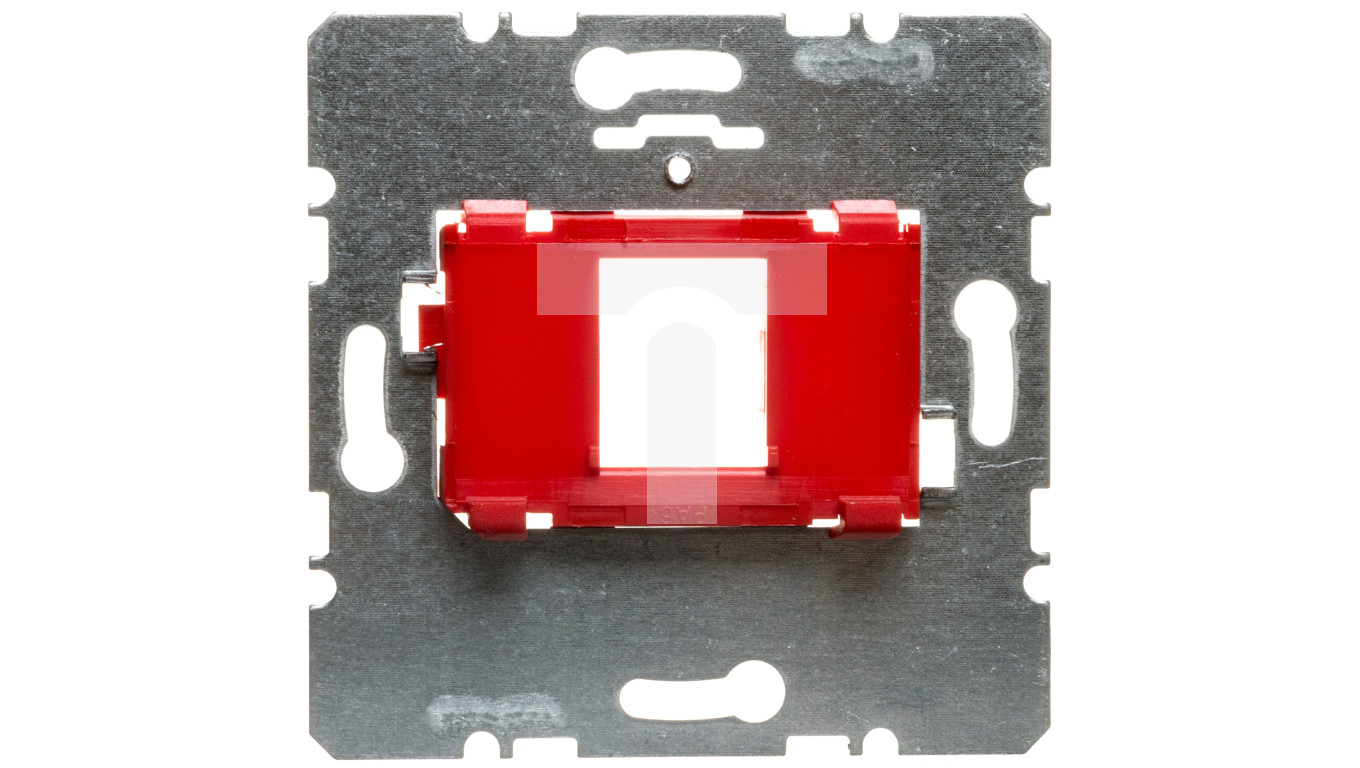 Berker R.1/R.3 Płytka nośna pojedyncza z czerwonym elementem mocującym 454001