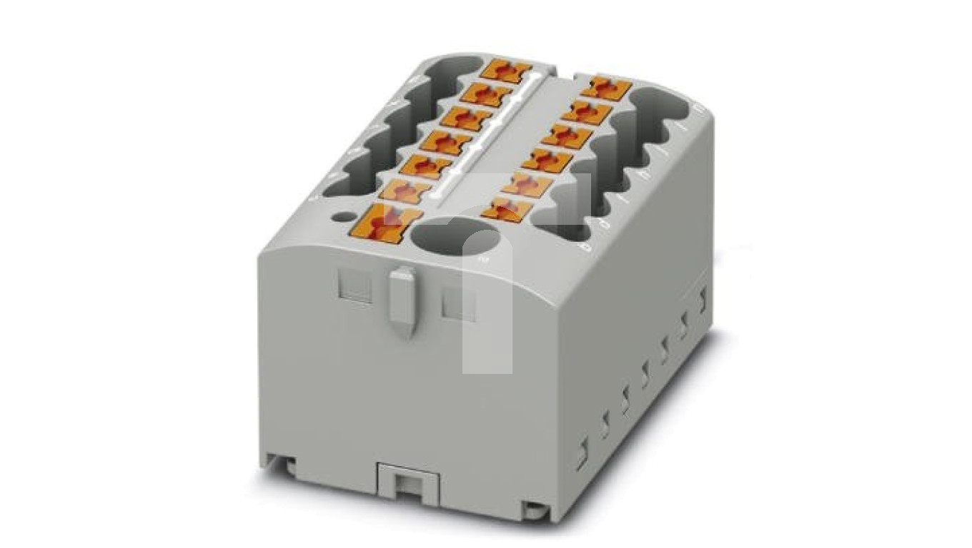 Blok rozdzielczy PTFIX 6/12X2,5 GY, szare złącze przemysłowe - 12 ...