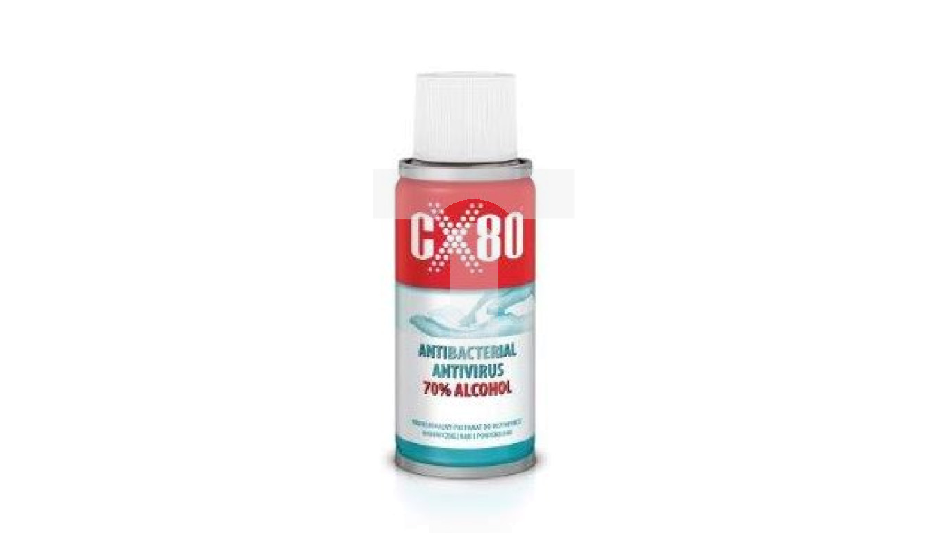 CX80 Aerozol antybakteryjny 70 procent alkoholu 100ml 99.480