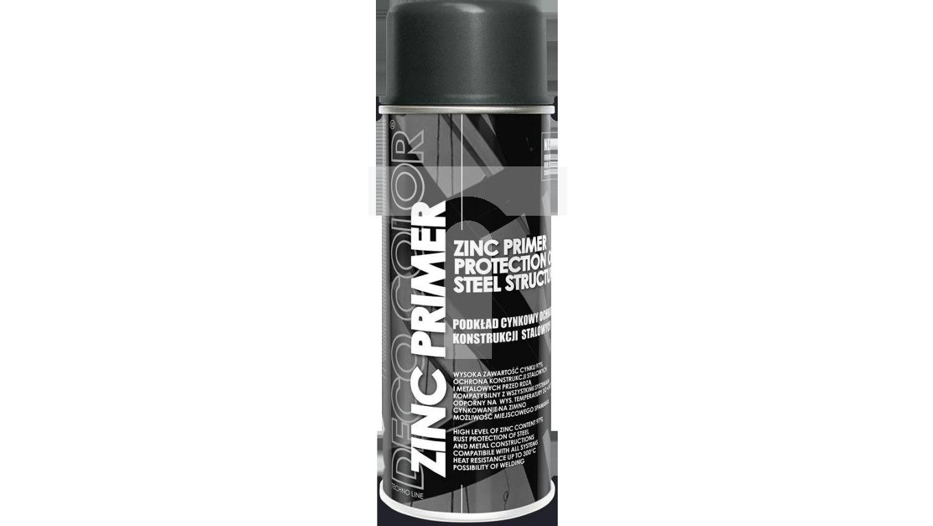 Cynk ocynk w sprayu podkład 97 cynku ZINC PRIMER – CHEMMOT DECO COLOR ...