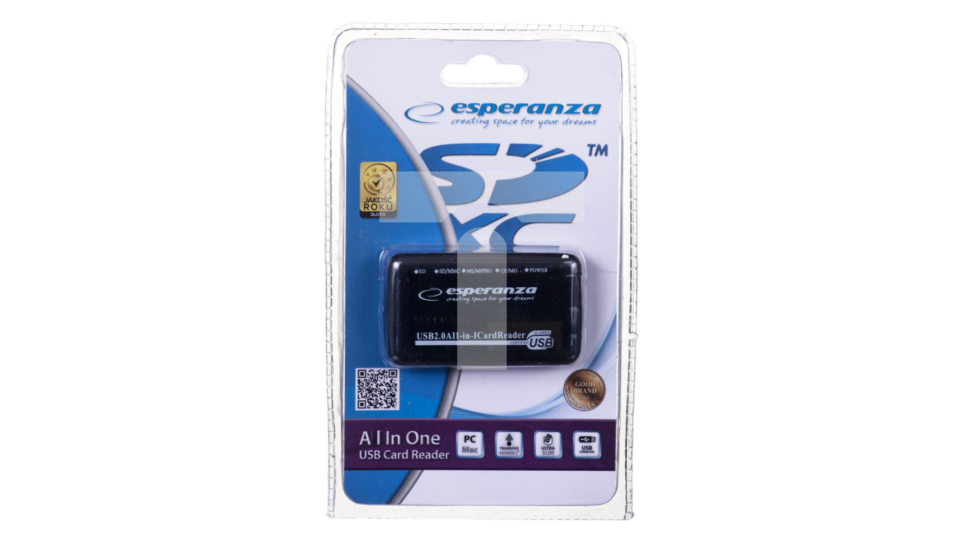 Czytnik kart Esperanza EA117 (Zewnętrzny Memory Stick Duo, MicroSD