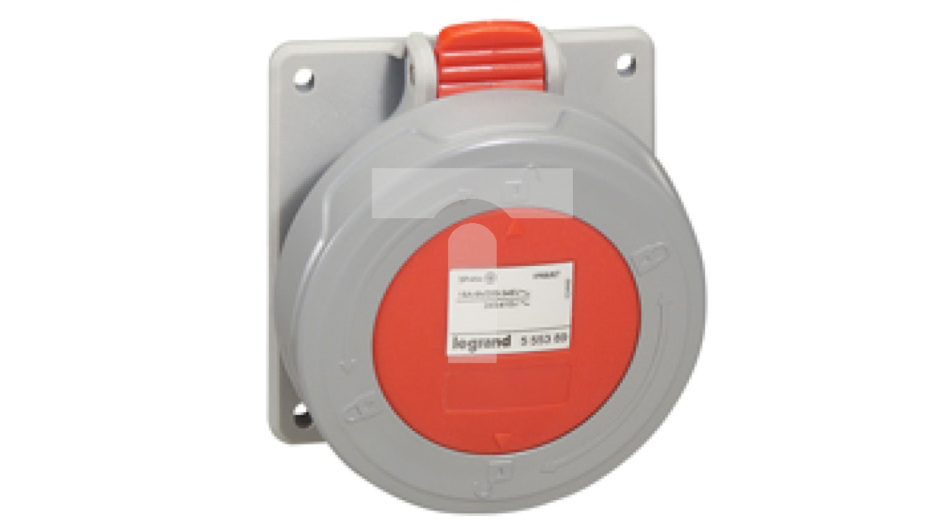 Gniazdo tablicowe 4P 32A 400V IP67 P17 TEMPRA PRO 555488 – LEGRAND | TIM SA
