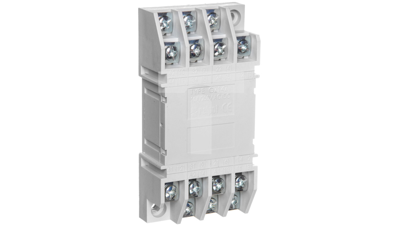 Gniazdo zatablicowe do przekaźnika R15 4P GZ14Z 858866 – RELPOL | TIM SA