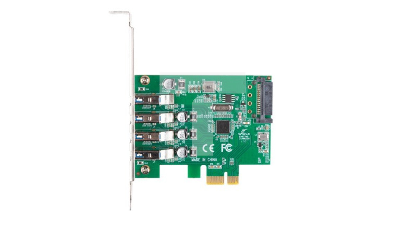 KARTA PCI EXPRESS X1-4X USB-A 3.1 GEN1 ŚLEDŹ LOW PROFILE LANBERG ...