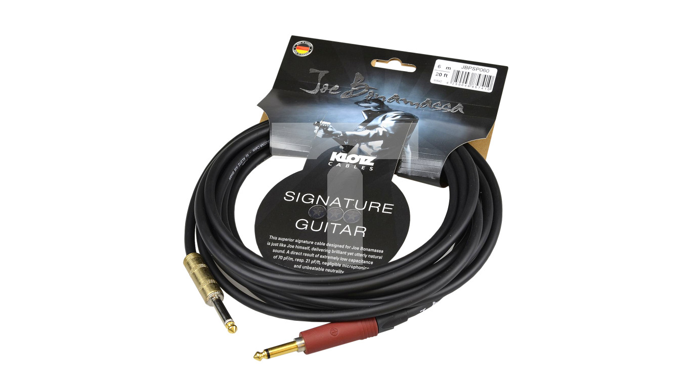 KLOTZ Joe Bonamassa Kabel instrumentalny Audio Jack 6,3mm Mono (wtyk