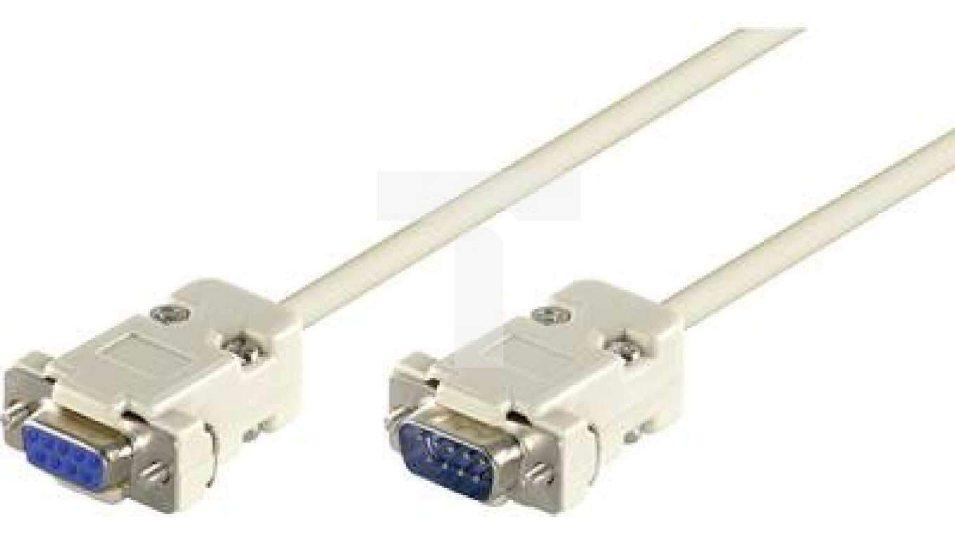 Kabel D-Sub 9pin gniazdo,D-Sub 9pin wtyk 2m szary 50224 – GOOBAY | TIM SA