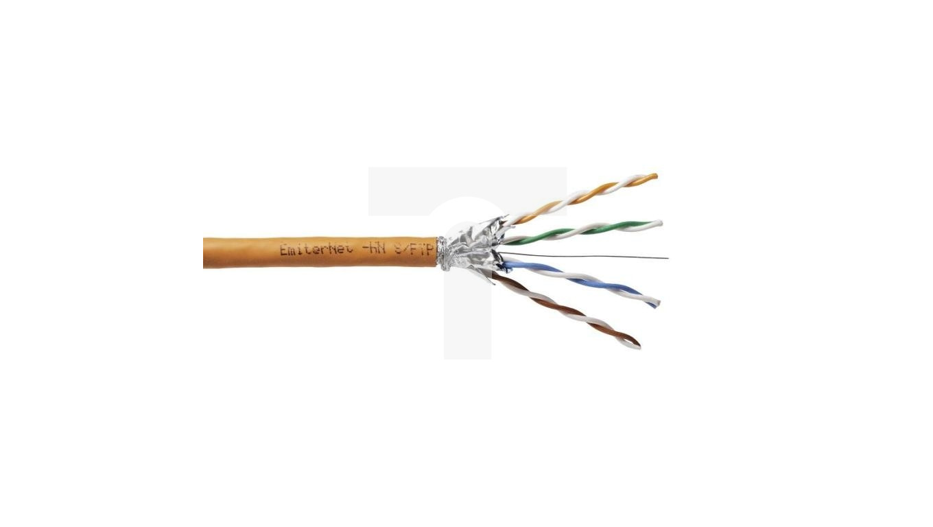 Kabel Emiter Net SFTP (S/FTP) kat.7 1000MHz drut 4x2x23AWG LSZH-FR K ...