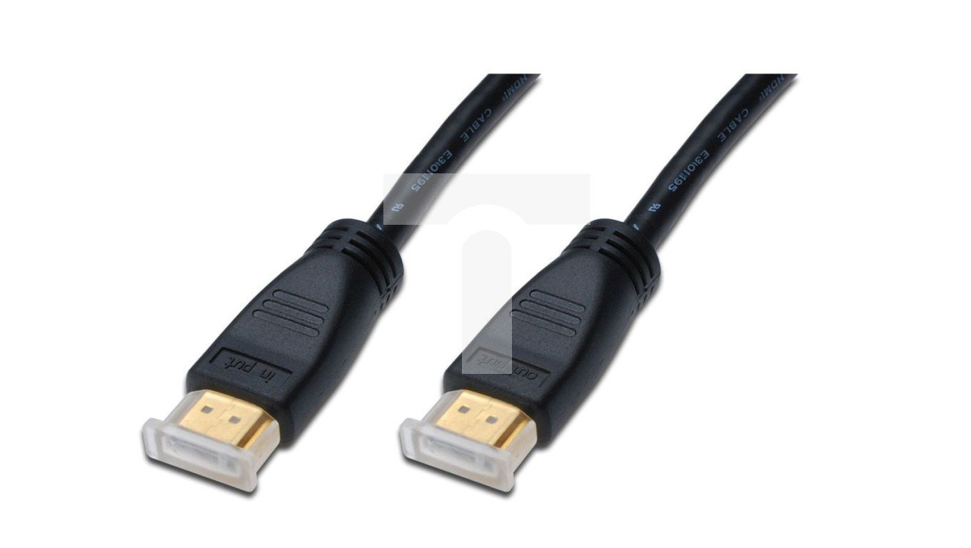 Kabel HDMI ze wzmacniaczem Highspeed 1.3 GOLD Typ A M/M AK-330105-300-S 30m AK-330105-300-S AK-330105-300-S