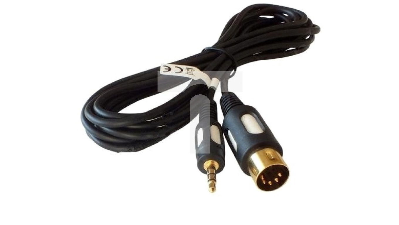 Kabel Przyłącze DIN 5P (DIN545) - Jack 3,5 stereo DIK11 1,5m ...