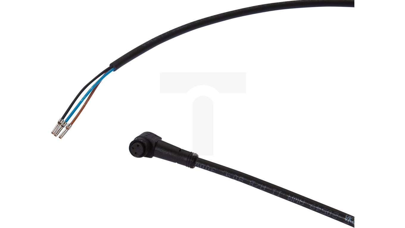 Kabel połączeniowy, 10m, żeńskie (gniazdo) 3pin kątowe, końcówka wolna ...