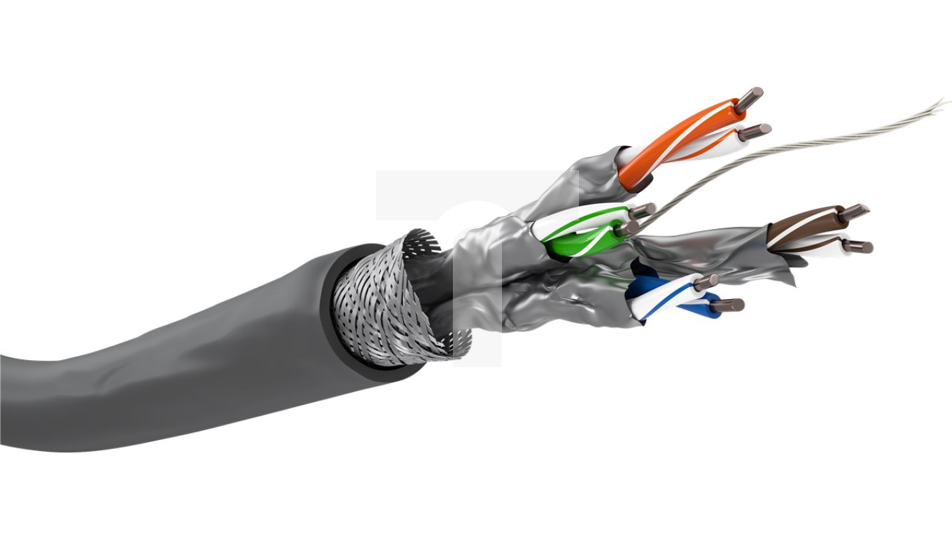 Tim Kabel Kabel teleinformatyczny S/FTP (PiMF) kat.6 4x2xAWG27/7 CCA 95696 /305m ...