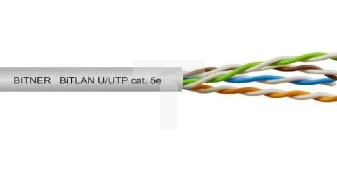 Kabel teleinformatyczny U/UTP kat.5e 4x2x0,5 155MHz Rentib TI0085 klasa Eca /100m/