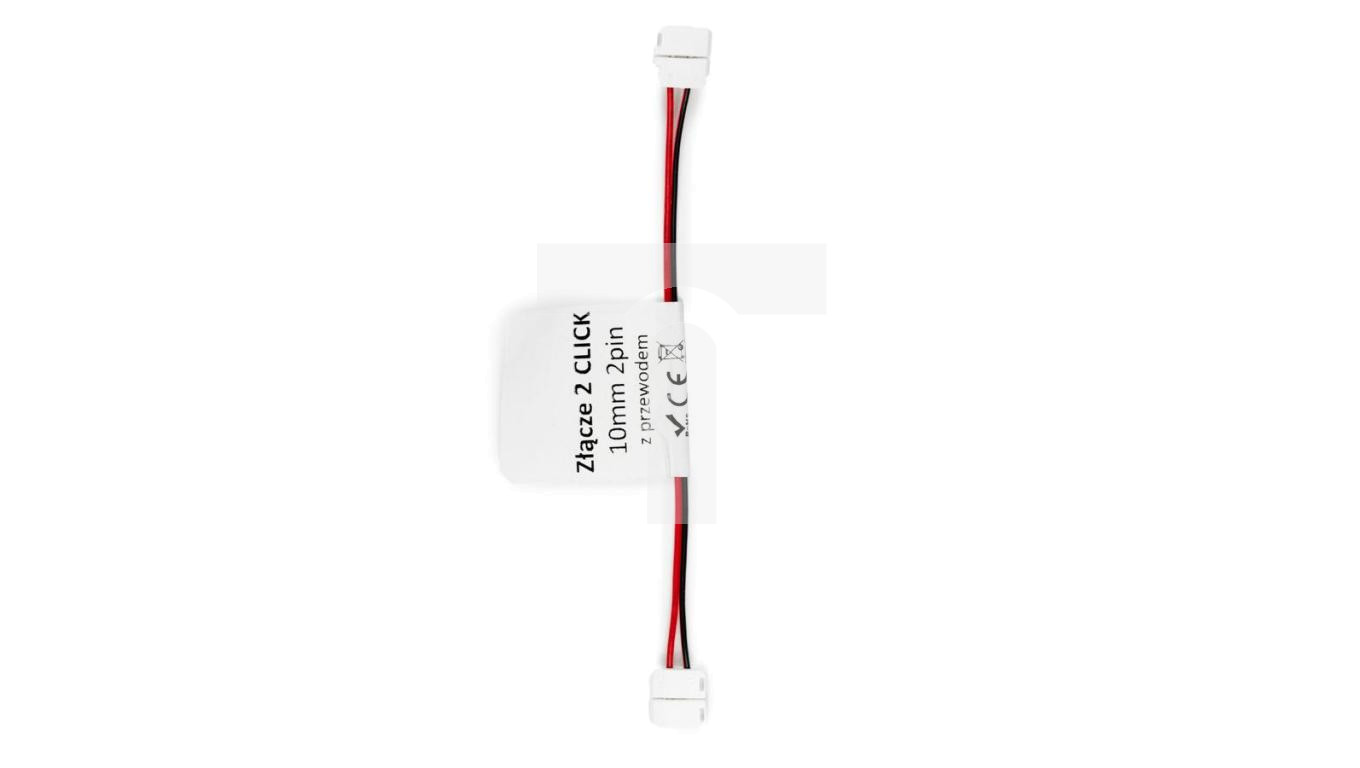 LED line złączka do taśm LED CLICK CONNECTOR podwójna 10 mm 2 PIN z