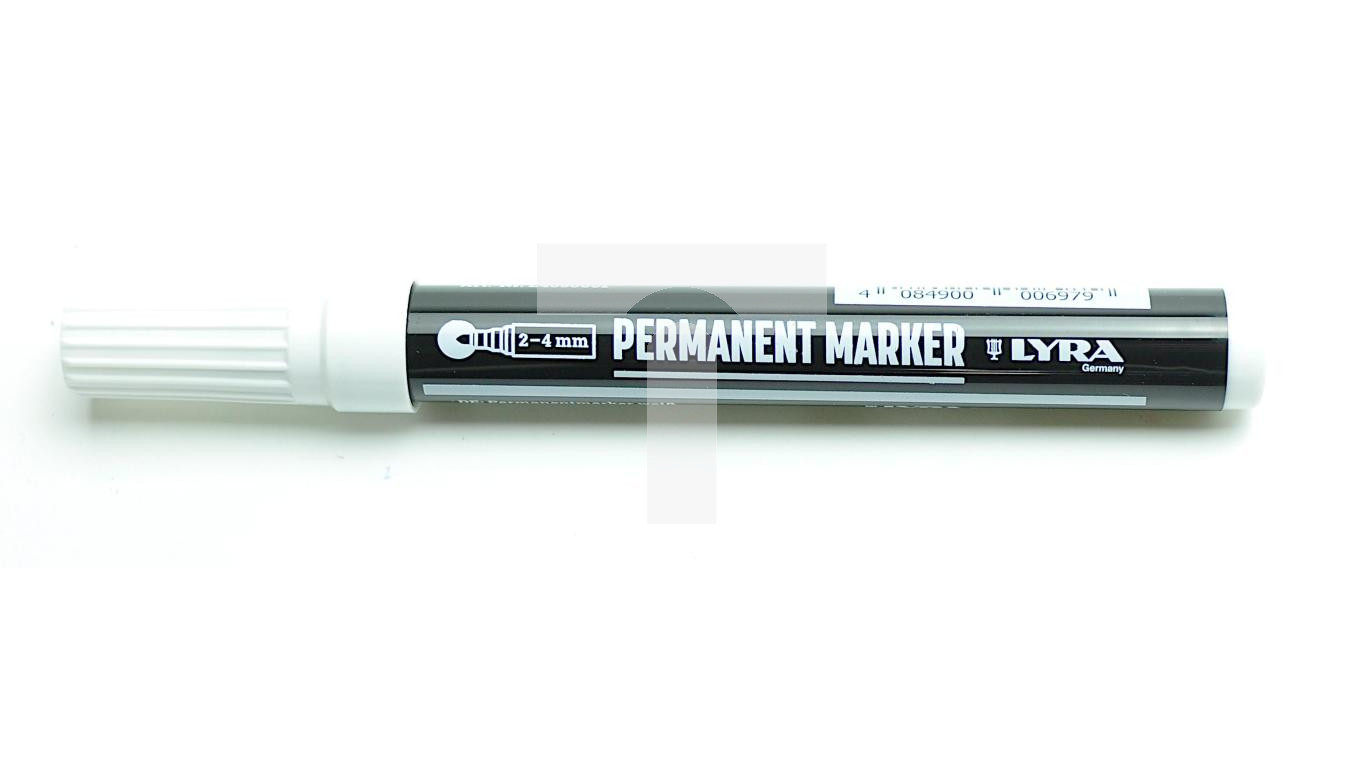 LYRA Marker permanentny biały 24 mm 1 sztuka / 4050001 LYRA TIM SA