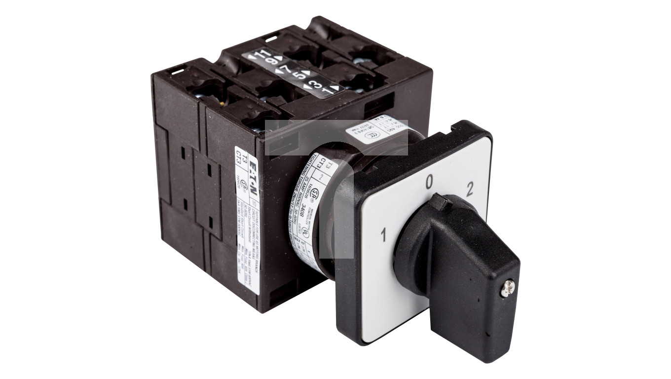 Łącznik krzywkowy 1-0-2 3P 32A do wbudowania T3-3-8212/E 68956 – EATON ...