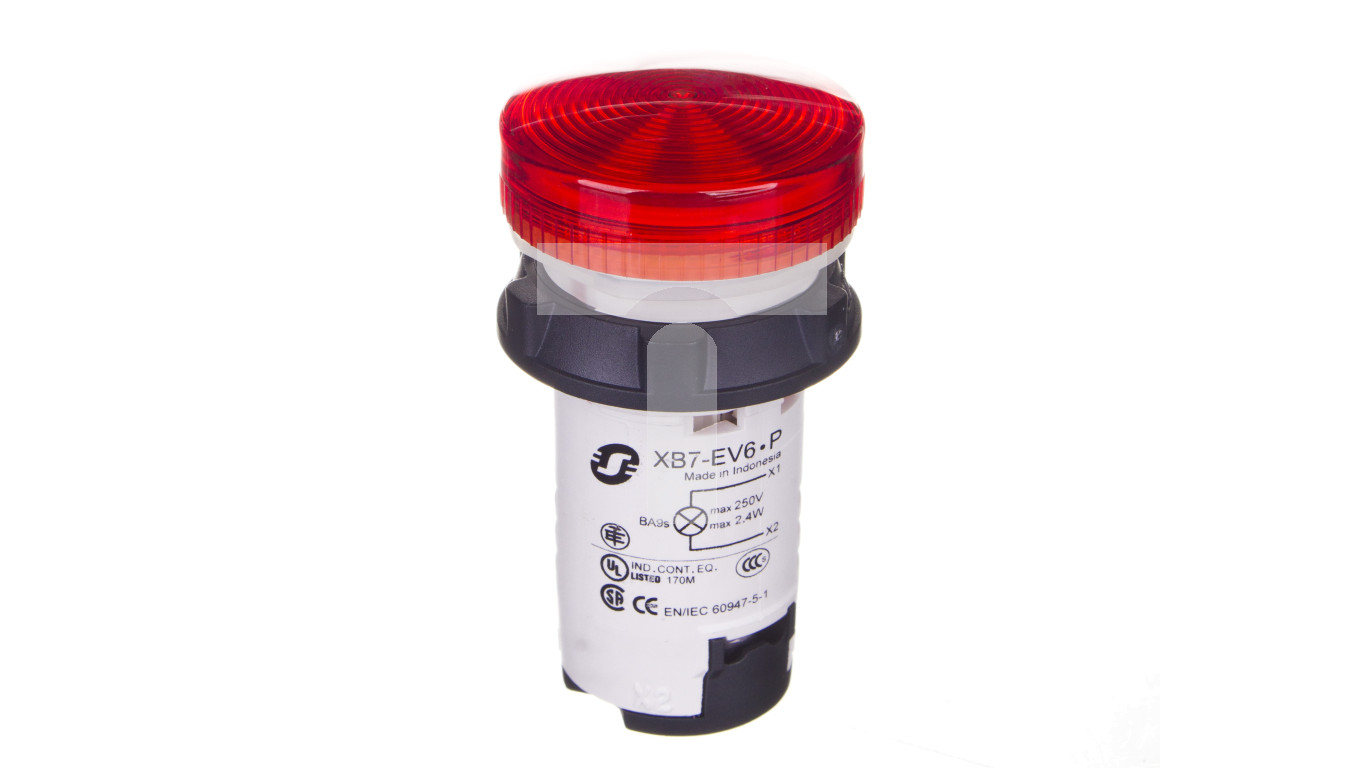 Lampka sygnalizacyjna 22mm czerwona 230V AC/DC XB7EV64P – Schneider ...