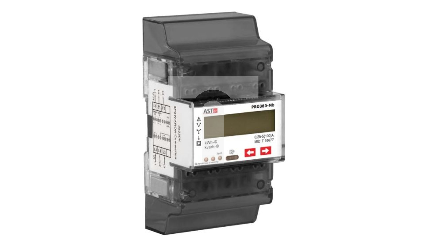 Licznik energii PRO380-CT-Mod, pomiar pośredni 5A, komunikacja Modbus ...