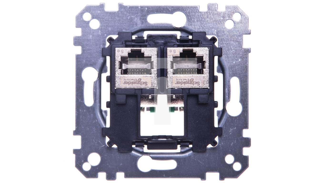 Merten MEG4530-0000 – Inserto UAE 8 (RJ45) Categoria 6A, Da Incasso, Per Reti 10 Gbps, Schneider Electric - 4
