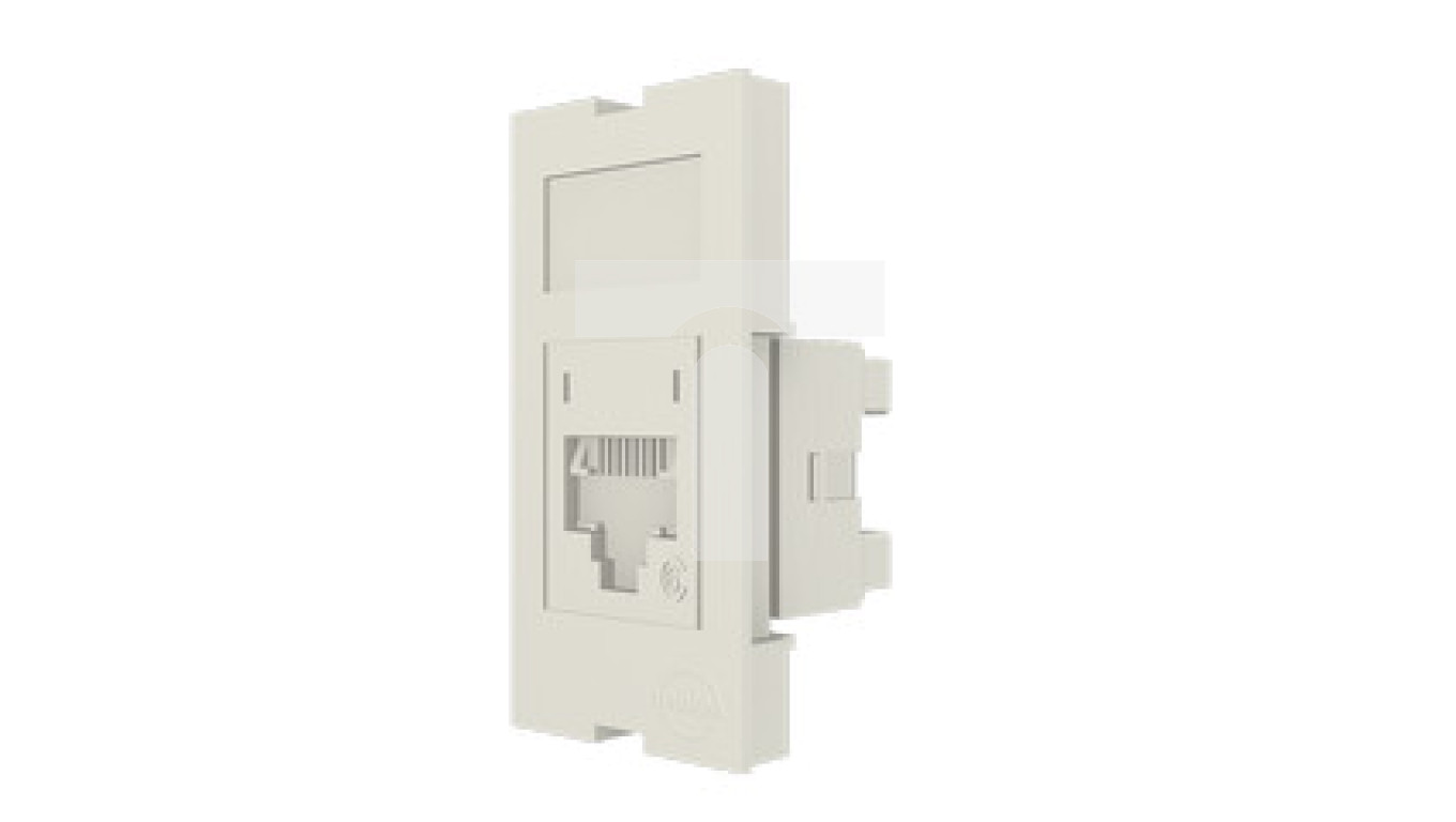 Moduł 22,5x45mm 1xRJ45 kątowy, 568A/B, UTP, DataGate+ PowerCat 5e ...