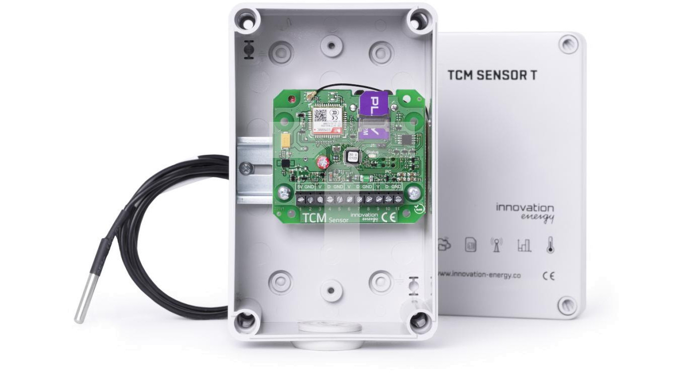 Monitor temperatury TCM Sensor T BATT z kartą SIM i czujnikiem