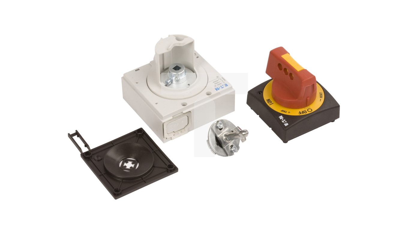 Eaton NZM2-XTVDVR Türkupplungsdrehantrieb - Rot/Gelb Mit Verriegelung