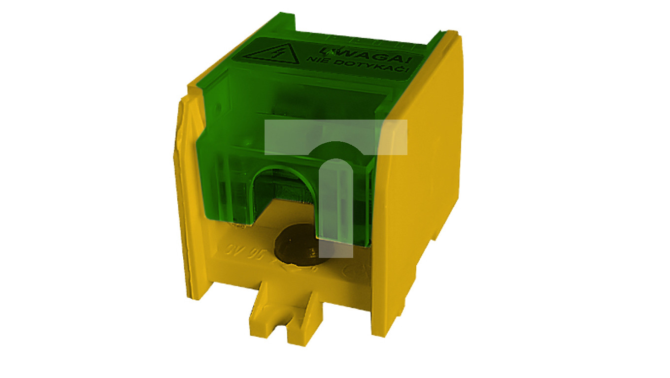 Odgałęźnik instalacyjny 1-segmentowy (zacisk: 1x70mm2 - 4x16mm2)/ z pokrywą, LZ 1*70/16Pz-g 84047009