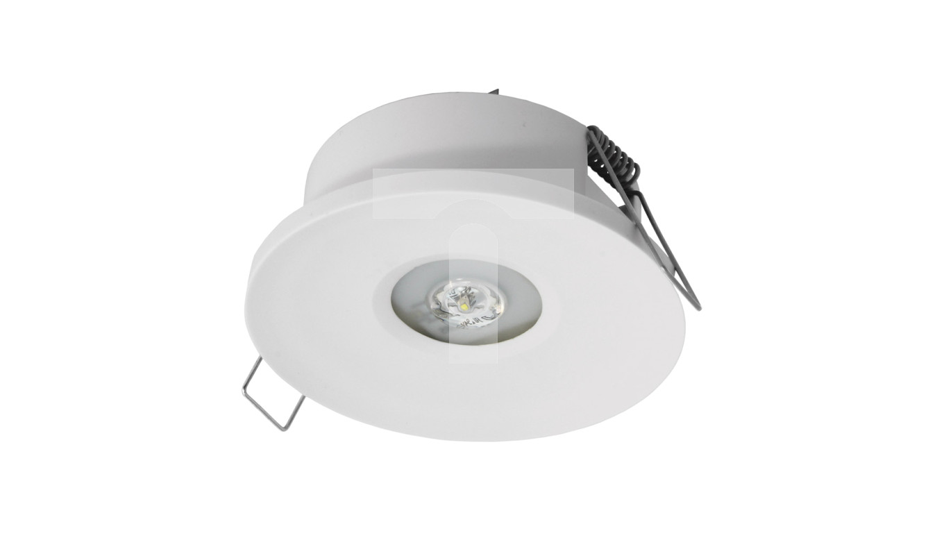 Oprawa AXP IP65/20 LED 2W (opt. universal) 1h jednozadaniowa AT biała