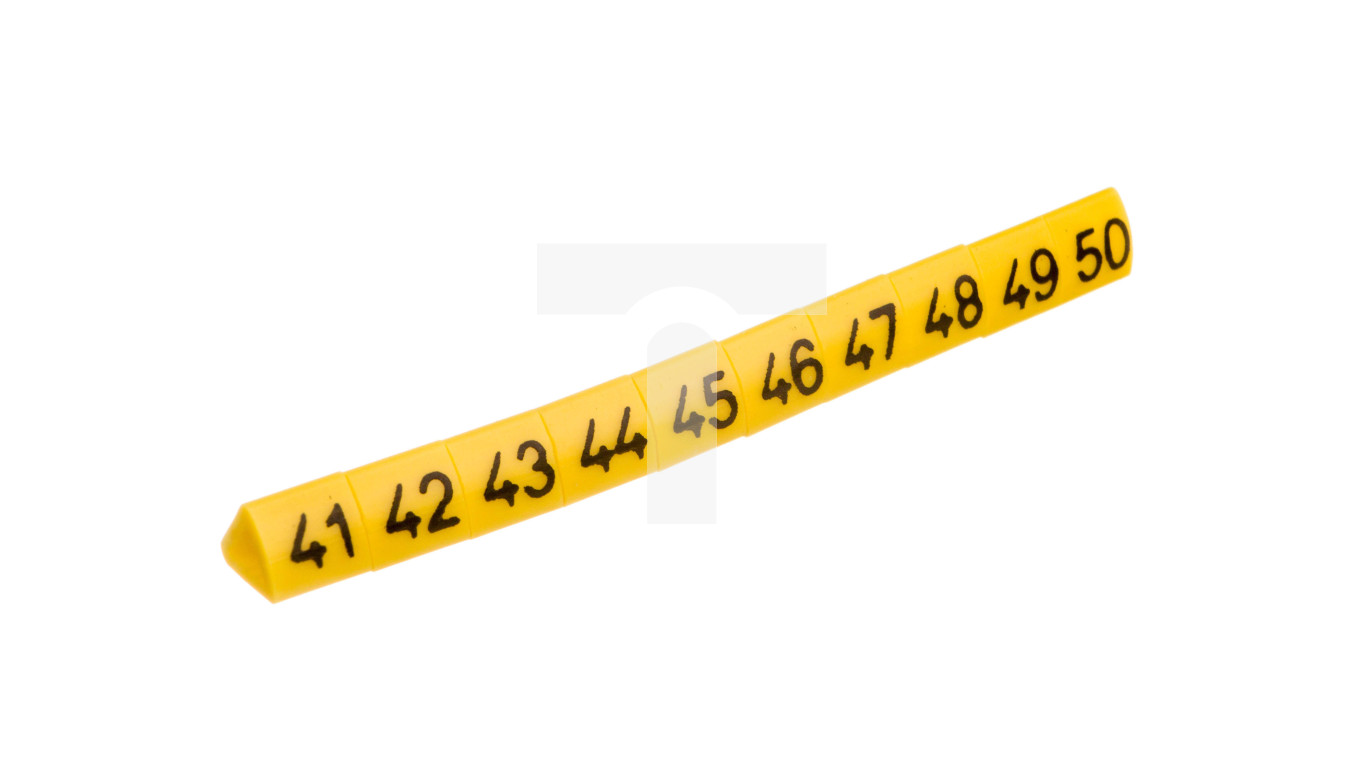 Oznacznik przewodów OZ-1/41-50 żółty E04ZP-01020201500 /100szt./