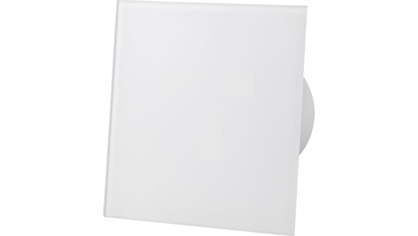 Panel do serii wentylatorów dRim szklany biały mat/dobierz wentylator lub kratkę 01-171
