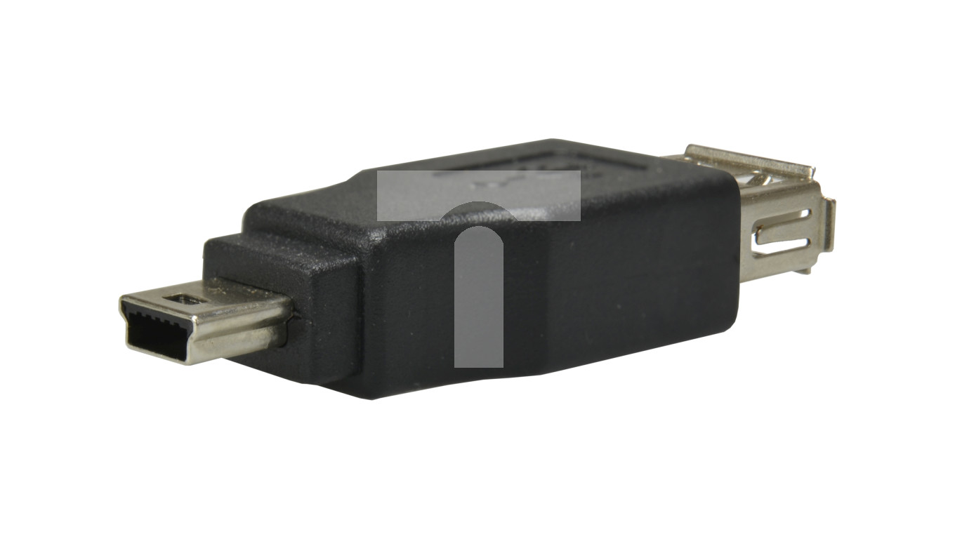 Przejście Adapter USB 2.0 miniB / typ A (wtyk / gniazdo) LECHPOL