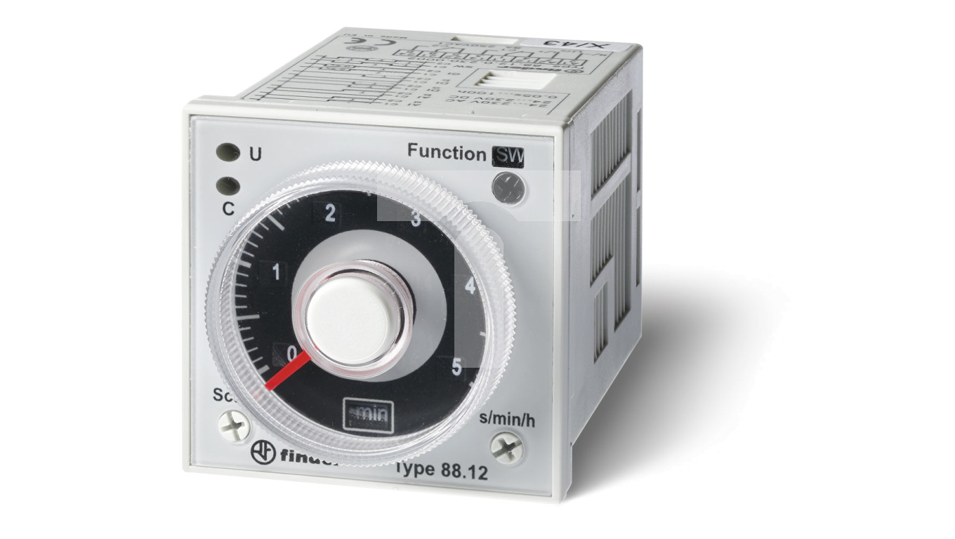 Przekaźnik czasowy 2P 5A 24-230V AC/DC, wielofunkcyjny AIa, AIb, DIa