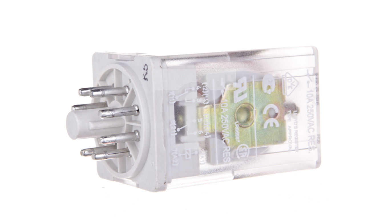 Przekaźnik przemysłowy 2P 48V AC AgNi R15-2012-23-5048-WT 804292 ...