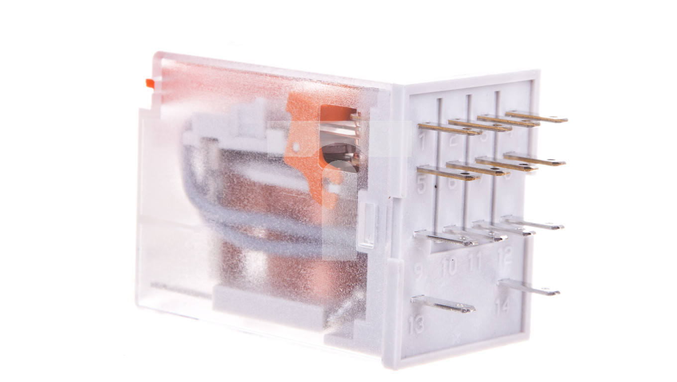 Przekaźnik przemysłowy 4P 6A 230V AC AgNi R4N-2014-23-5230-WT 860413 ...