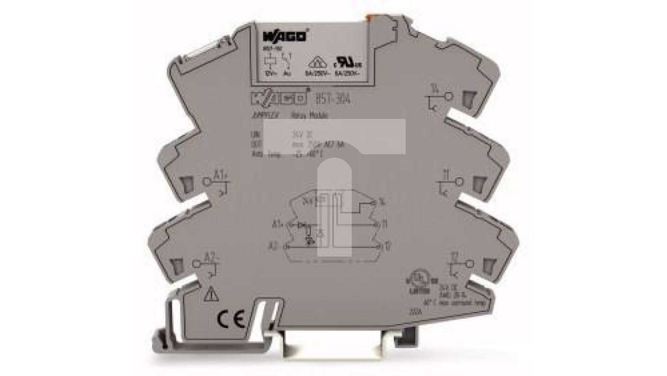 WAGO | 857-304 | Modulo Relè Innestabile 24VDC/5A 10mA 1W - Relè - 6