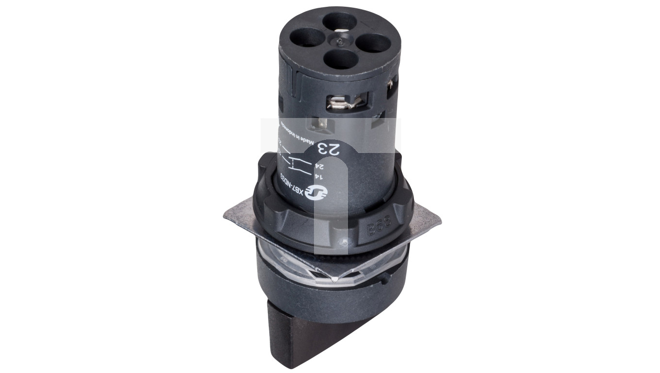 Przełącznik 3 położeniowy czarny 22mm 2Z bez samopowrotu XB7ND33 ...