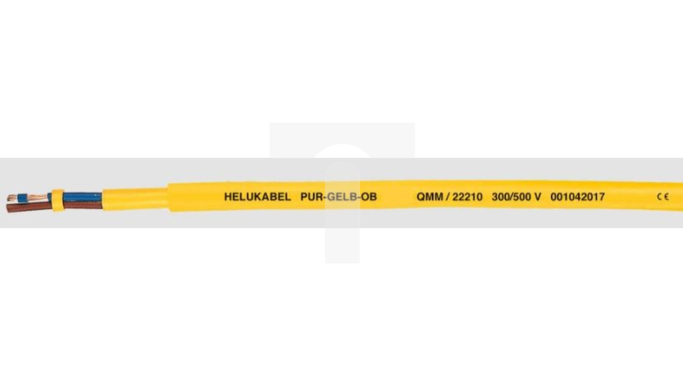 Przewód elastyczny MULTIFLEX PUR512 3G2,5 300/500V żółty 22216 /100m