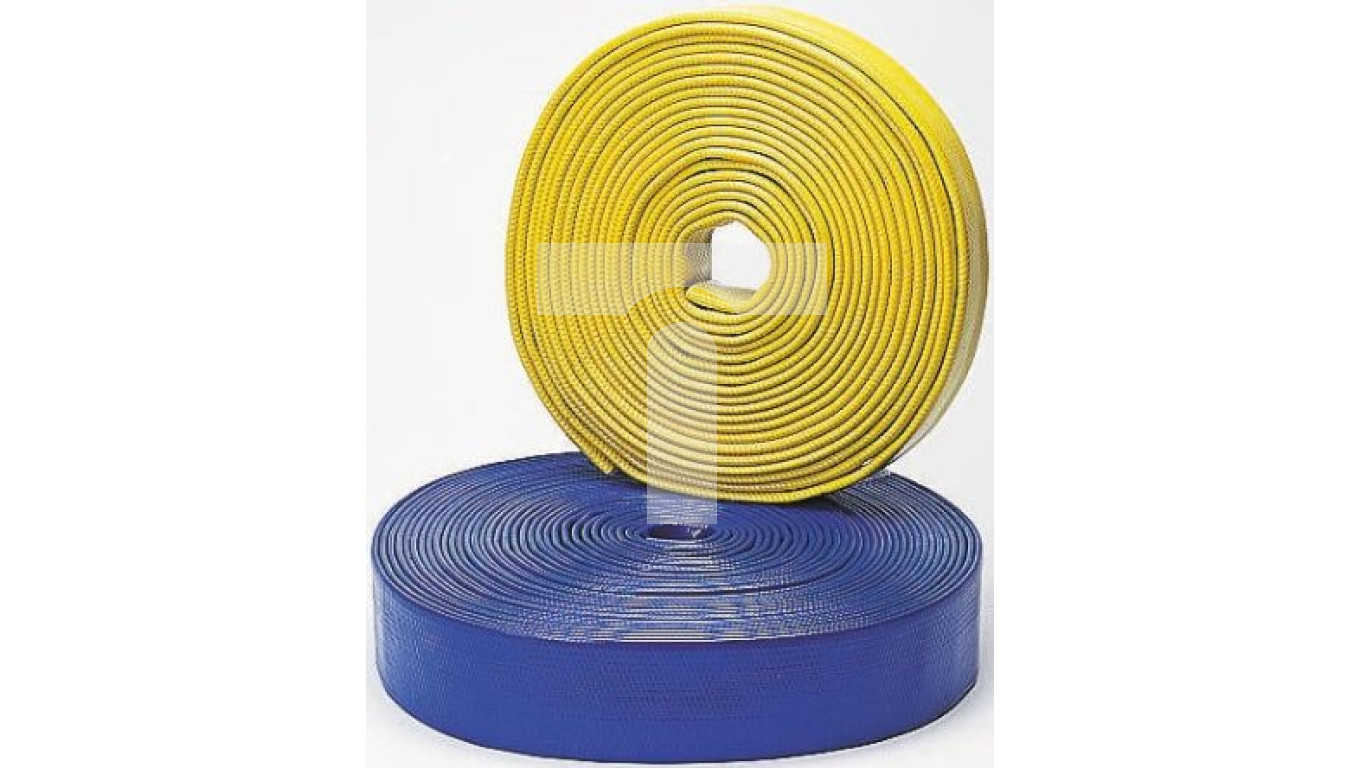 Przewód elastyczny, zbrojony, dł. 20m, kolor: niebieski, materiał: PVC ...