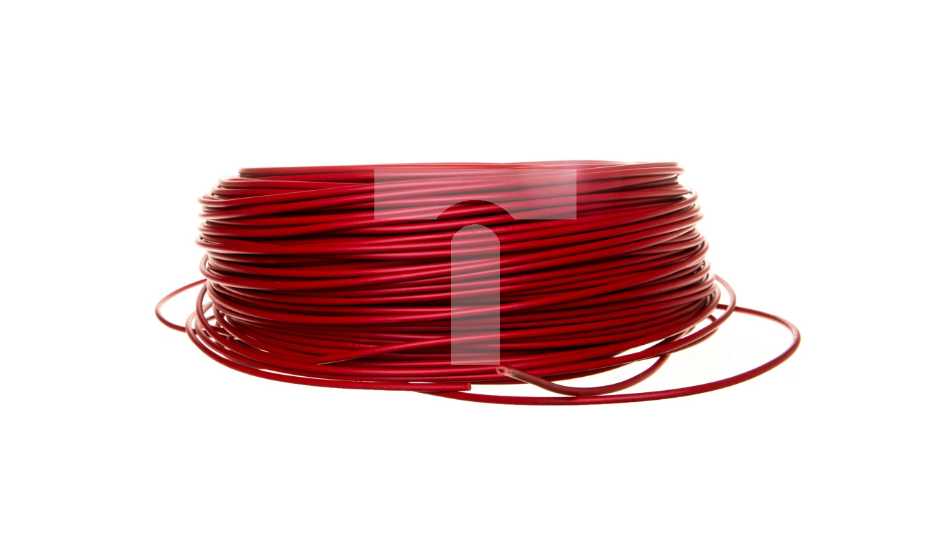 Przewód instalacyjny H05V-K 1 czerwony 4510043 /100m/