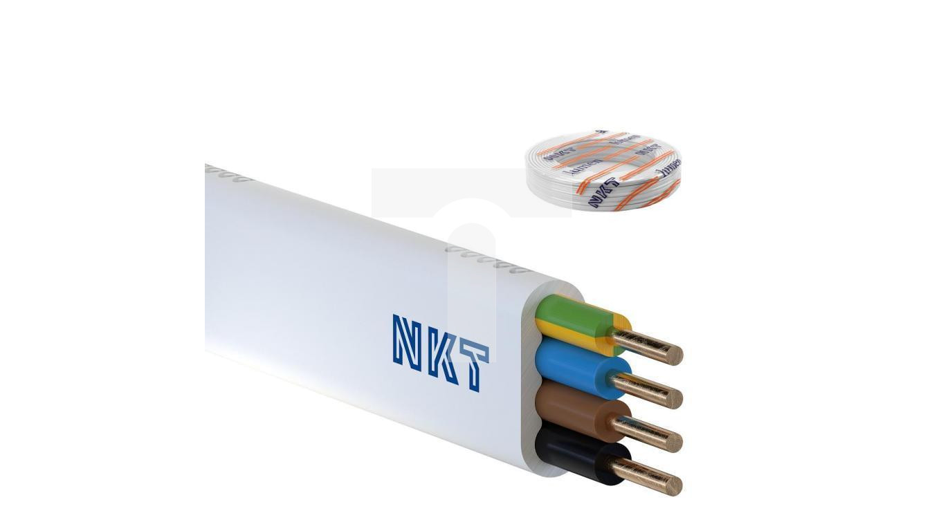 Przewód instalacyjny NKT instal lumen YDYp 4x1,5 żo 450/750V /100m/