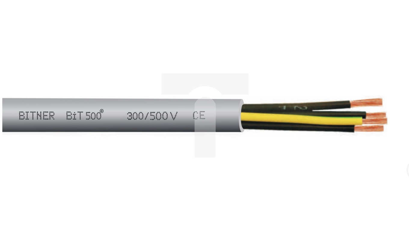 Bit 300 Przewód sterowniczy BiT 500 3G0,5 300/500V S54401 klasa Eca /bębnowy ...