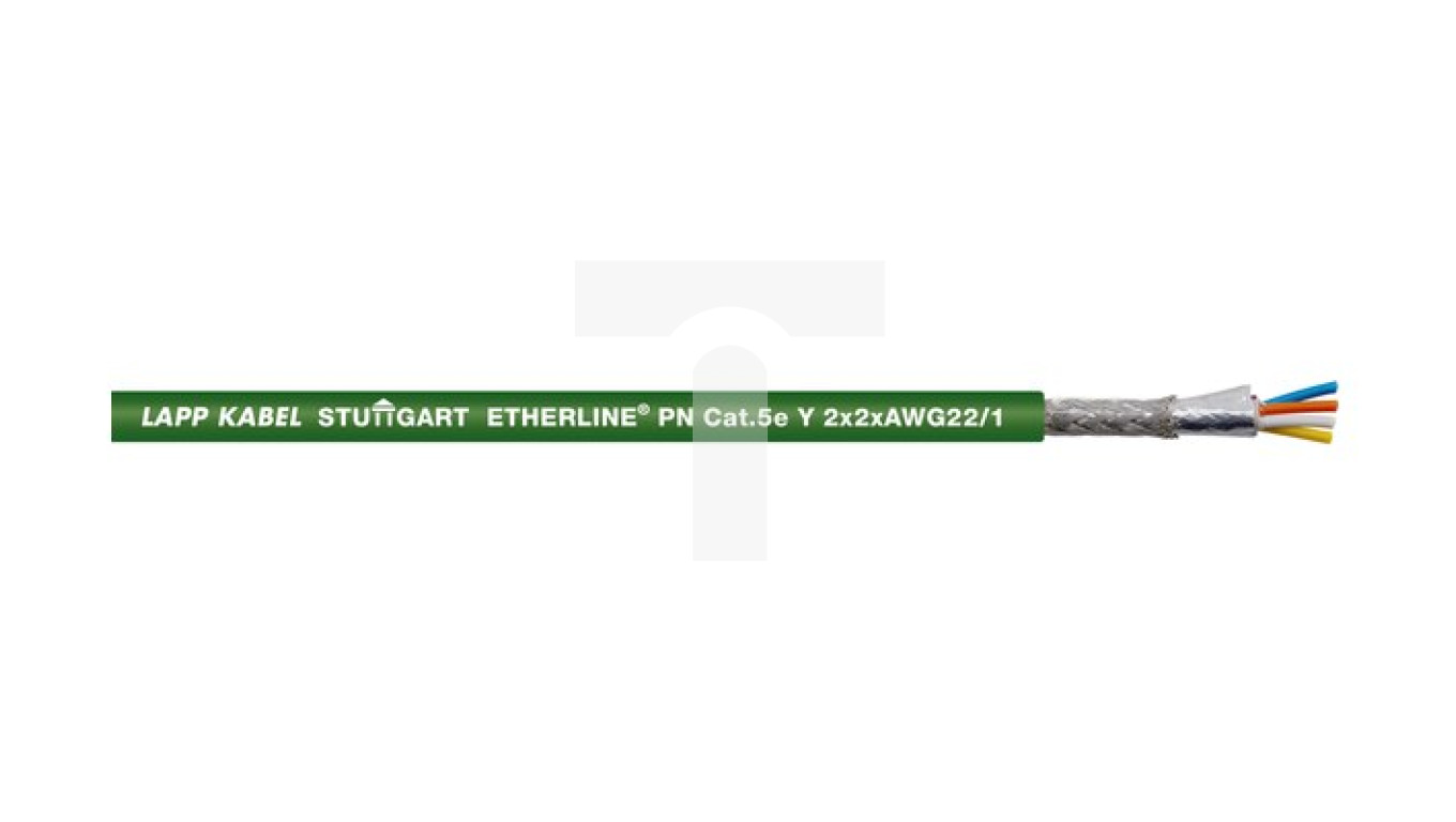 Przewód teleinformatyczny ETHERLINE Y FC UL/CSA kat.5 2x2xAWG22 2170893 /bębnowy/