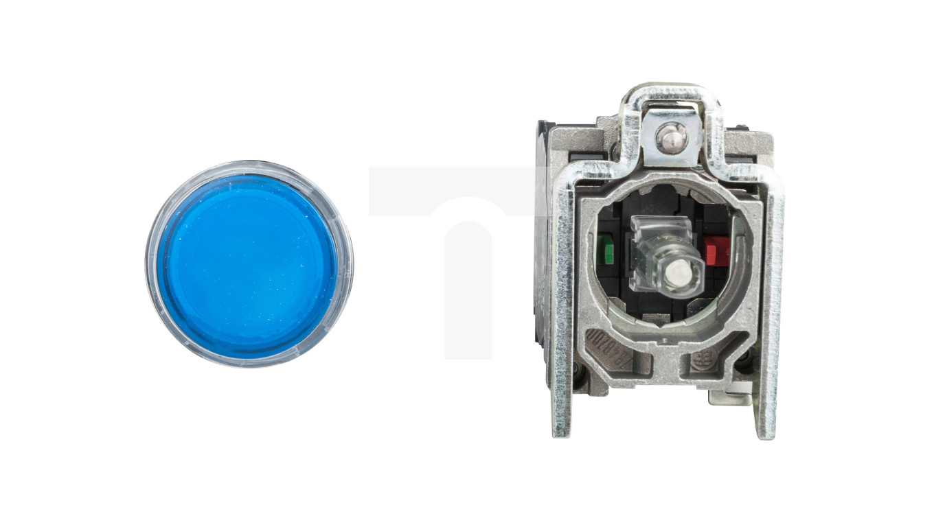 Przycisk sterowniczy 22mm niebieski z samopowrotem z podświetleniem 1Z 1R XB4BW36B5