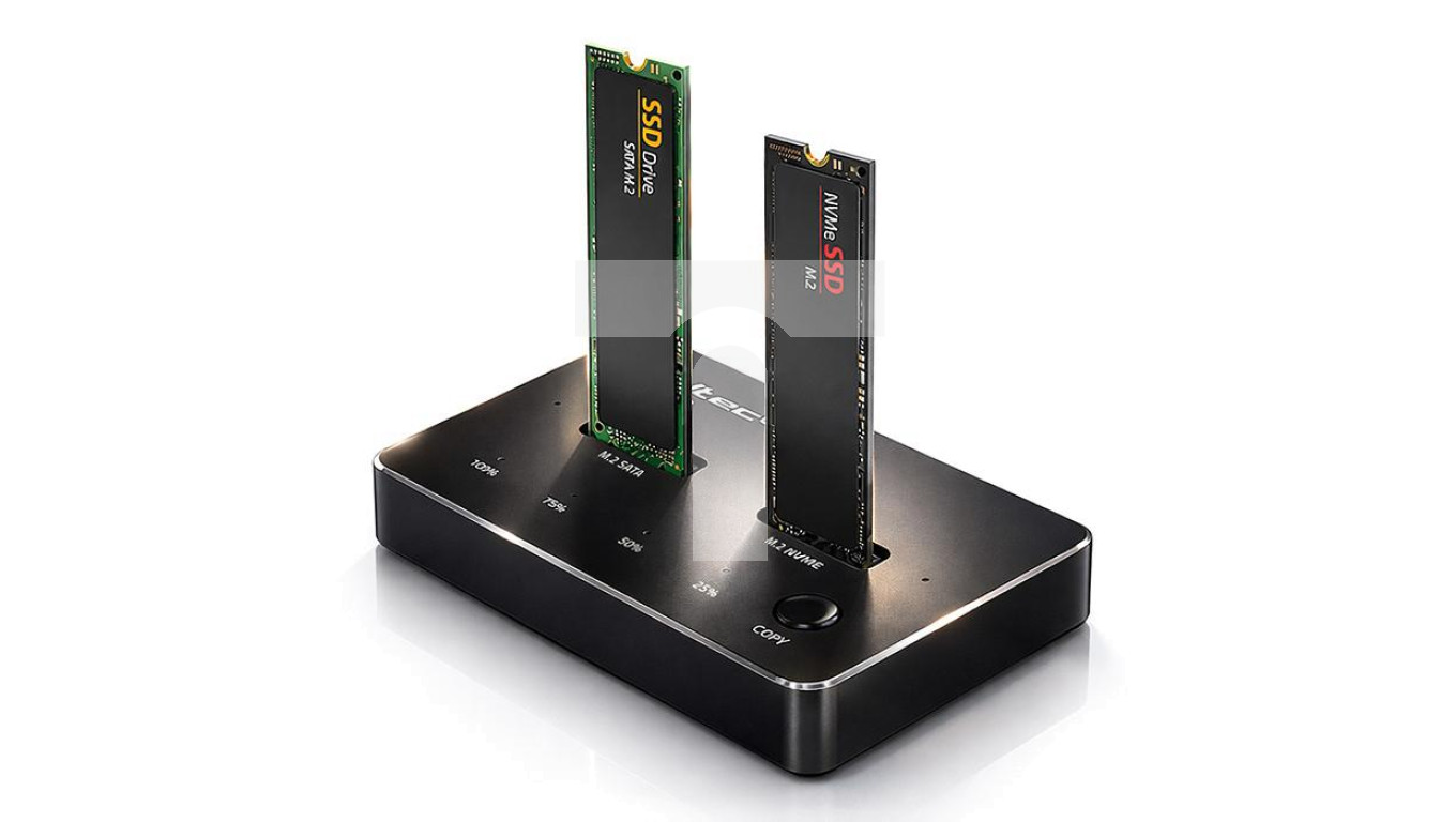 ESSAGER DockingStation Für M.2 NVMe & SATA SSD, M.2 USB Adapter, Mit