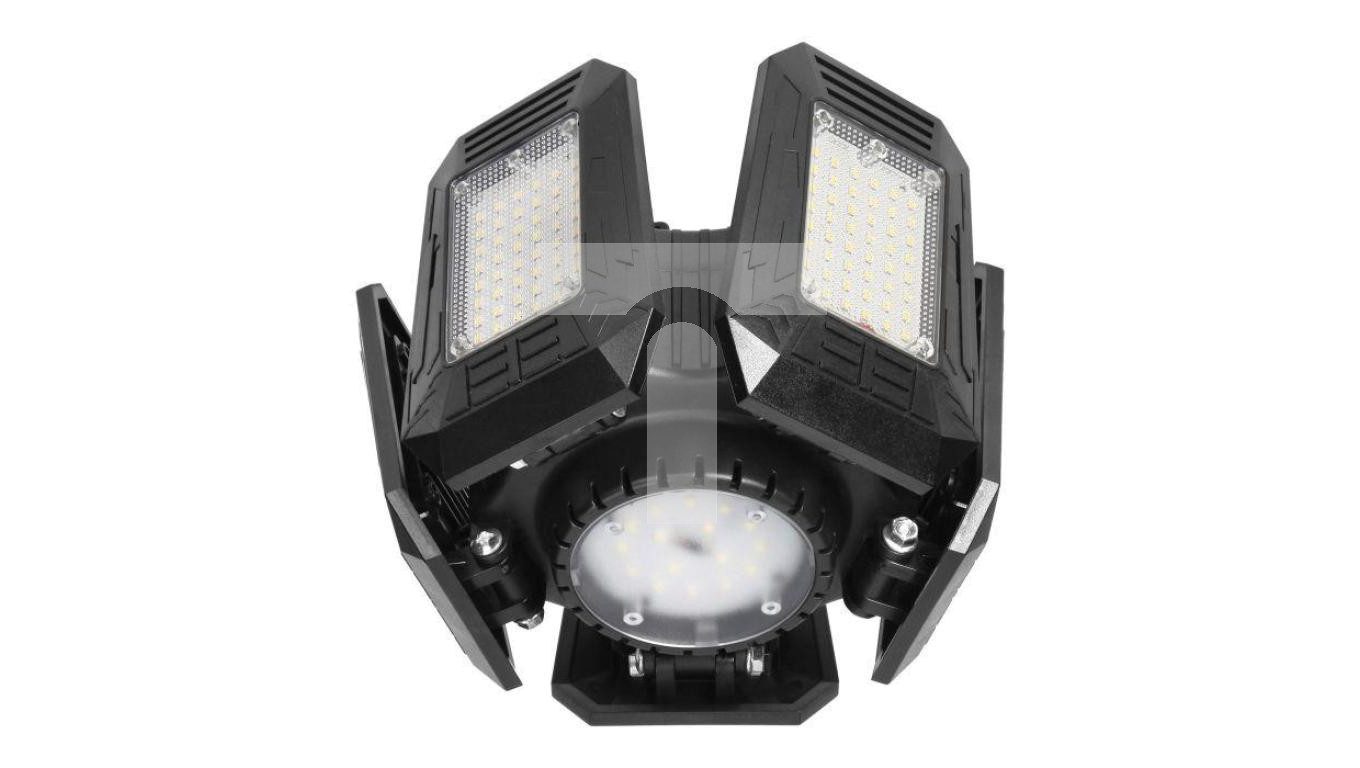 RIGEL LED zestaw: lampa warsztatowa składana 5-skrzydłowa 55W + statyw ...