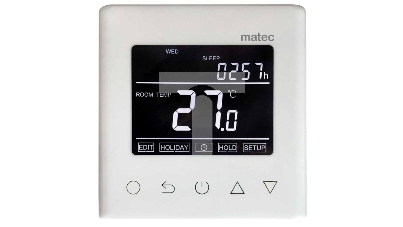 Regulator temperatury - programowalny typ RTW-01 biały