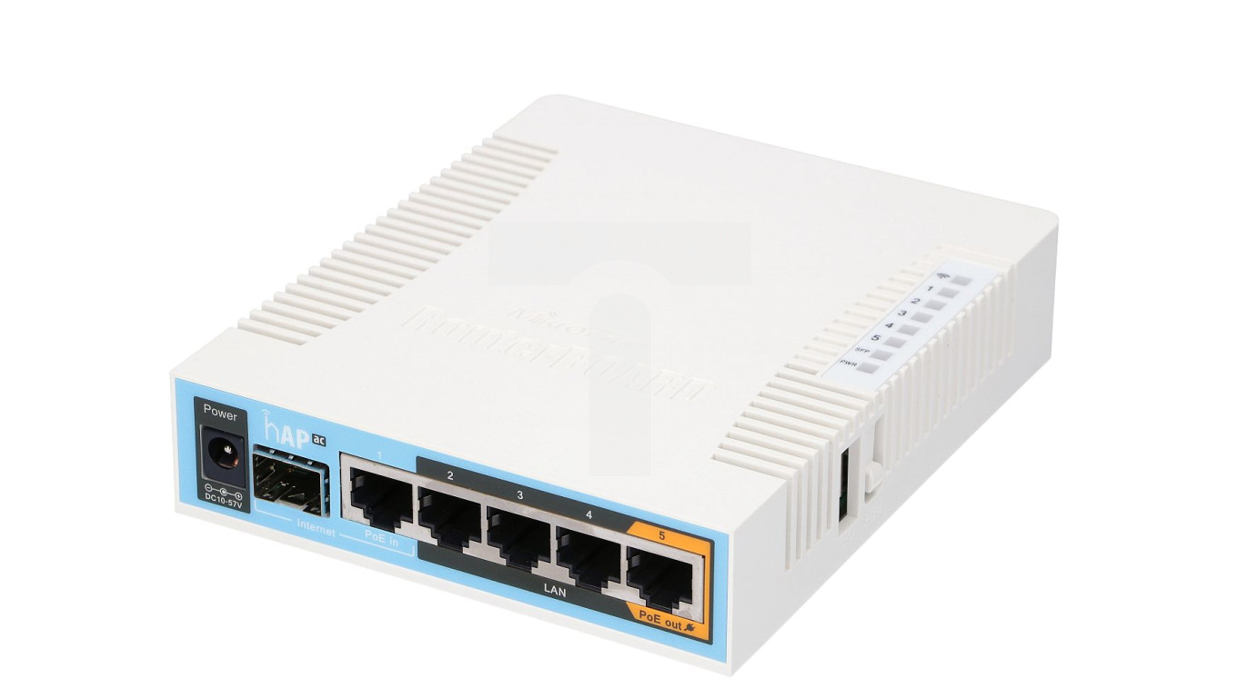Router WiFi RB962UiGS-5HacT2HnT, Dual Band, 5x RJ45 1000Mb/s, 1x SFP ...