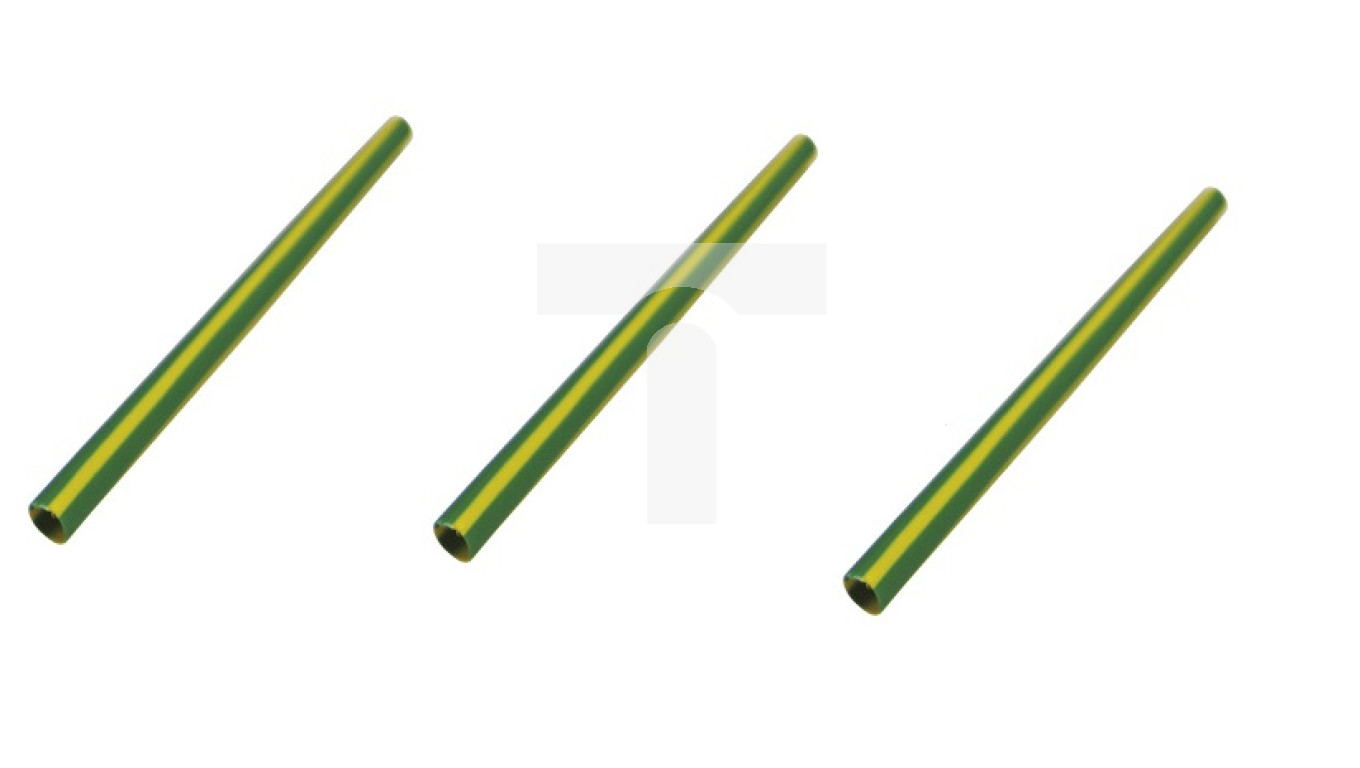 Rura termokurczliwa cienkościenna żółto-zielona RTC_50,8-25,4-ZZT /10szt./