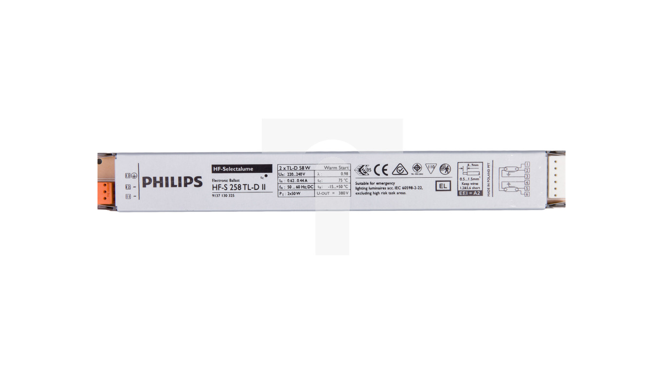 Ballast HF-S 258 TL-D II - Éclairage Fluorescent Économique