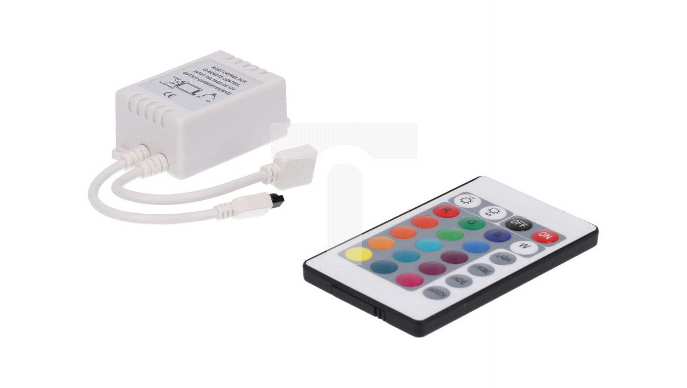 Sterownik LED RGB 3x2A 24key IR 12V Prescot PRESCOT SP Z O.O. TIM SA